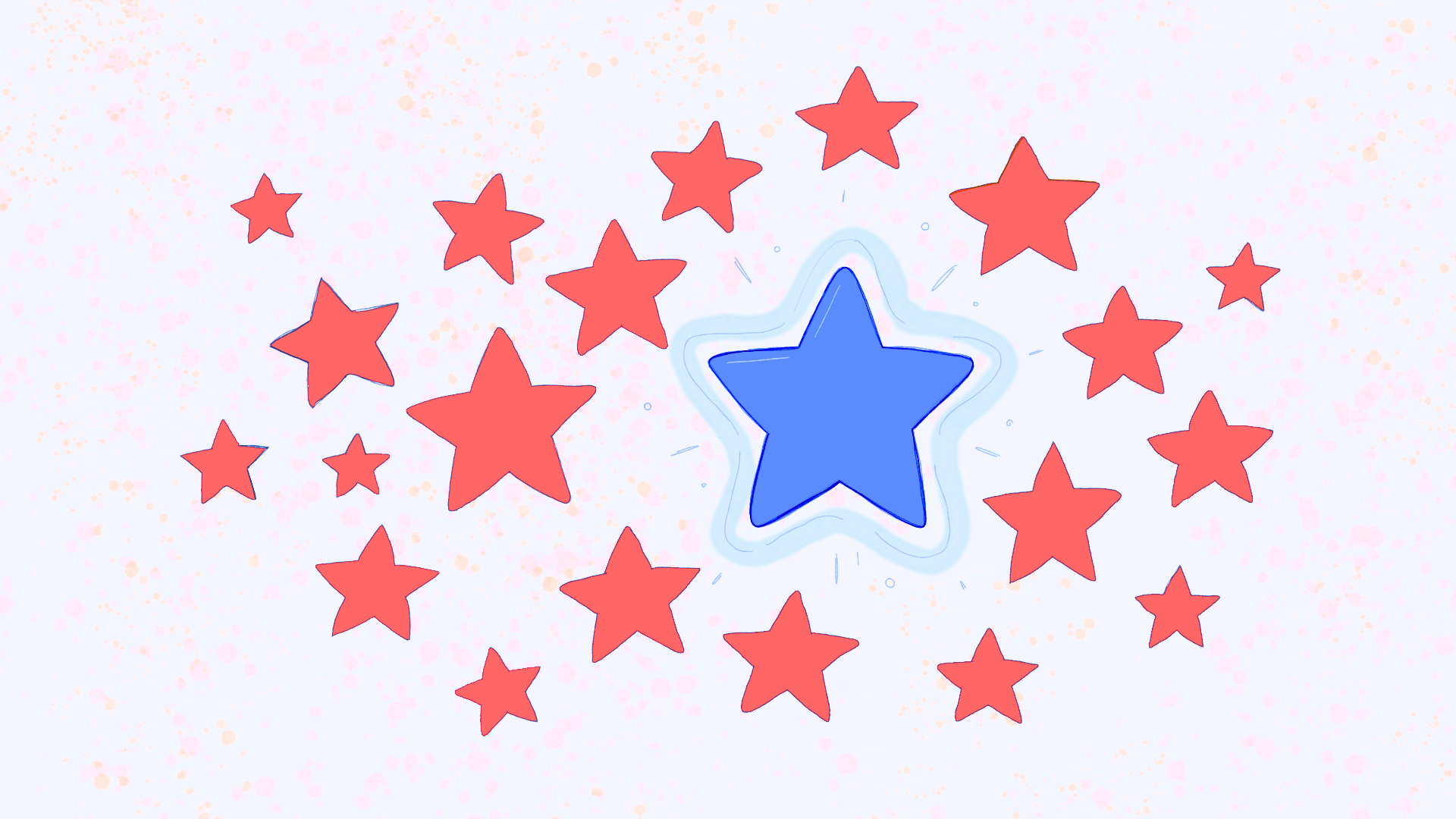 drawing of a blue straggler star